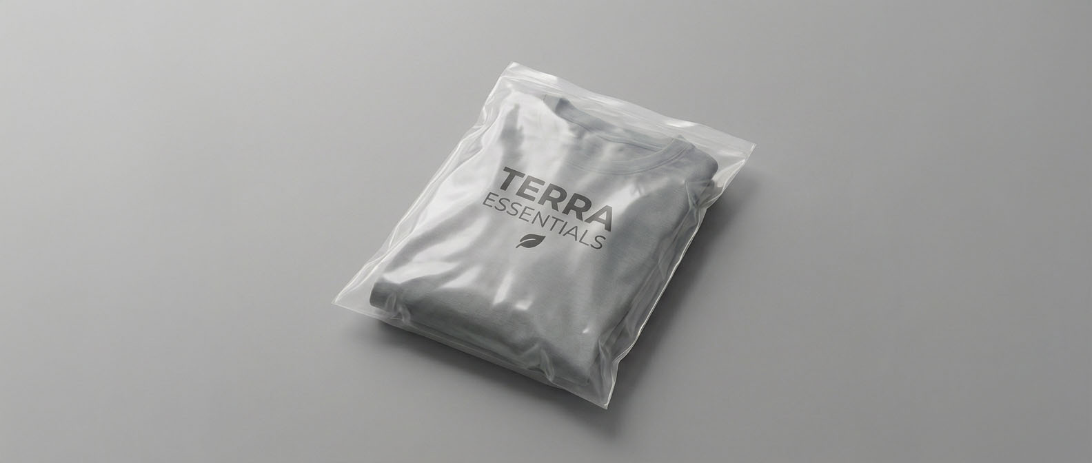 Baskılı Şeffaf Naylon Poşet - Baskılı Poşetcim